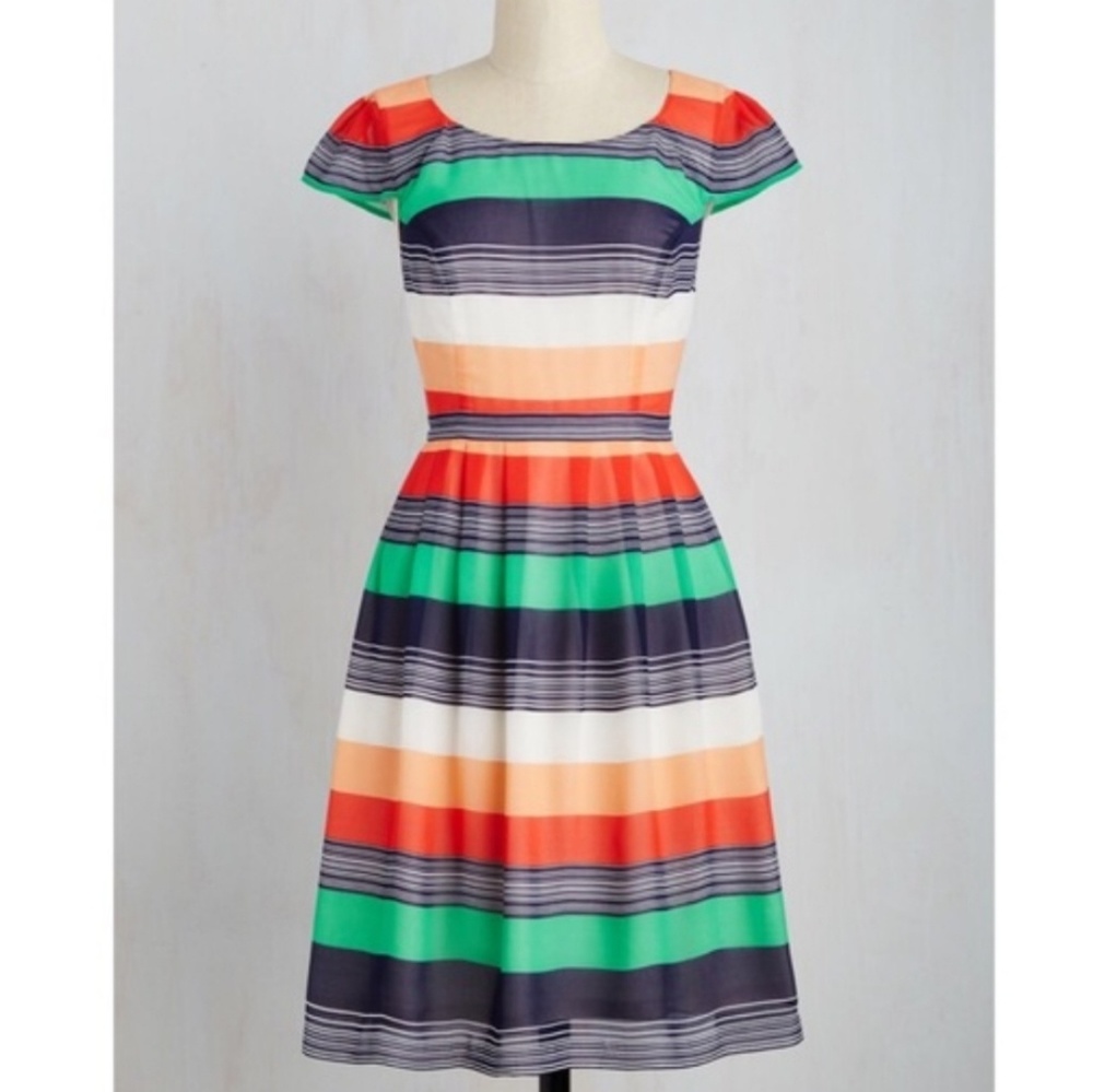 Made for Each Color dress in Stripes 1X